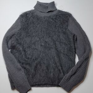 MaxMara Large Angora Mohair Front Sweater